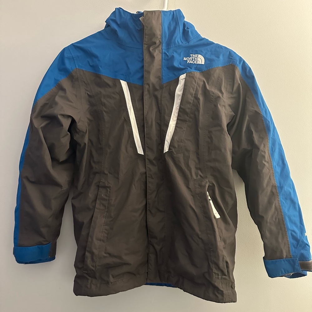 The Northface Boys Blue/Gray Combo Jacket